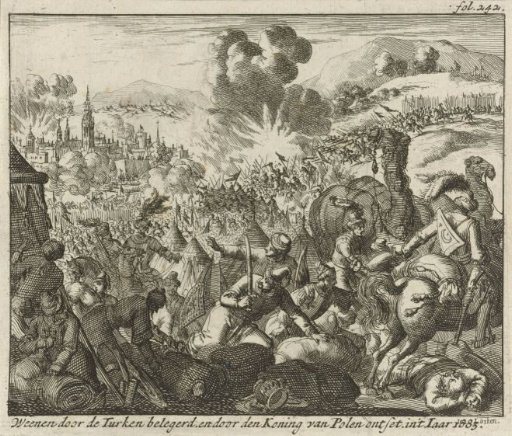 Vienna besieged by the Turks, 1683