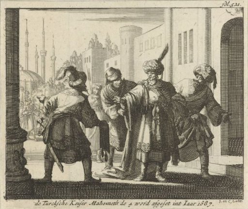 Sultan Mehmed IV deposed and imprisoned, 1687