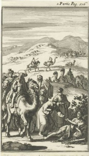 Caravan finds a sick Arab on the way