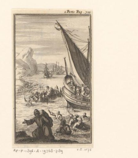 Ship of the writer Jean de Thevenot captured by pirates
