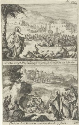 Christ Heals the Sick and the Resurrection of Lazarus