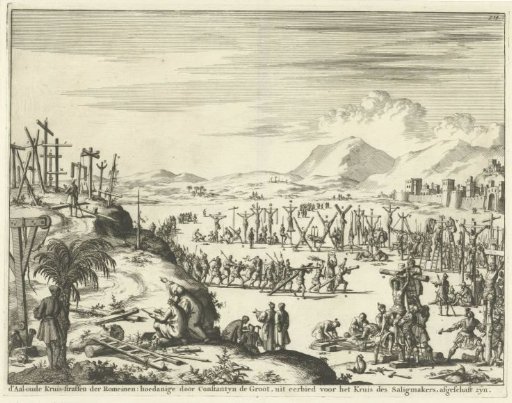 Crucifixion of Condemned Men Outside the City Wall