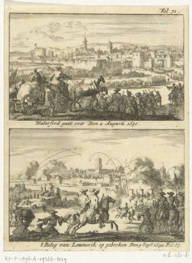 Capture of Waterford and the siege of Limerick raised, 1690