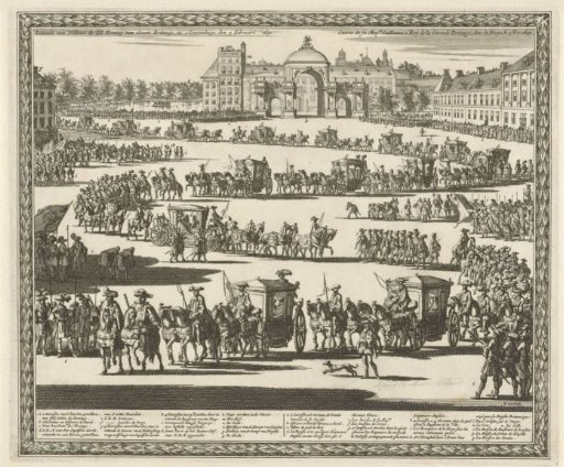 Entry of King William III into The Hague, 1691
