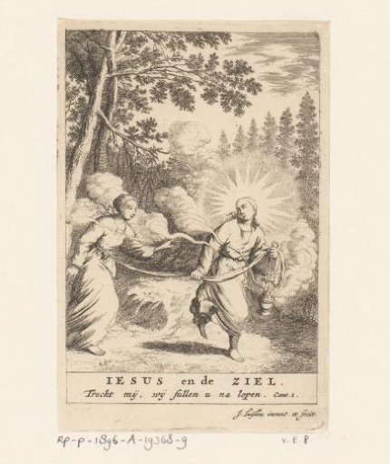 Christ Draws the Personified Soul Forth Running