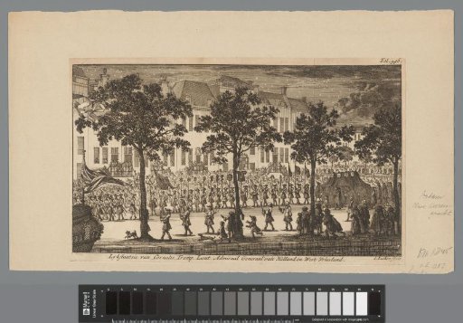 Funeral procession of Cornelis Tromp, 1691