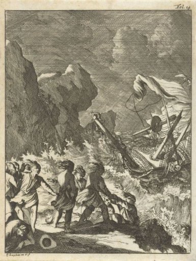 Shipwreck of Christoff Frik at the Cape of Good Hope