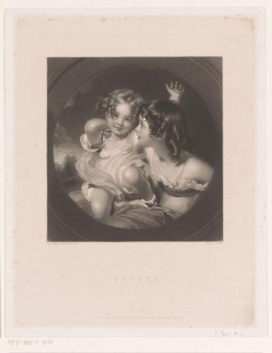 Two children with curls