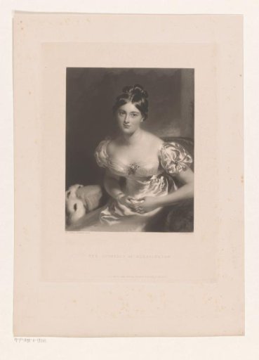 Portrait of Marguerite Gardiner, Duchess of Blessington