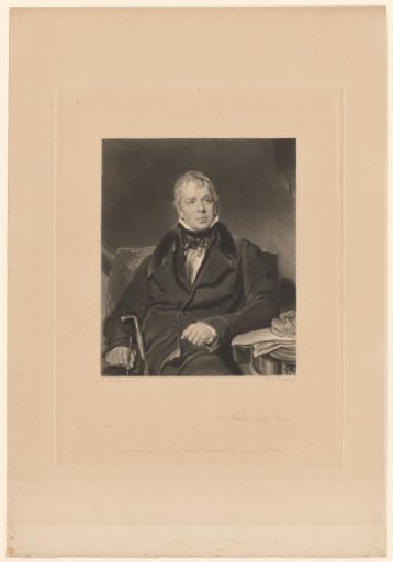 Portrait of Walter Scott