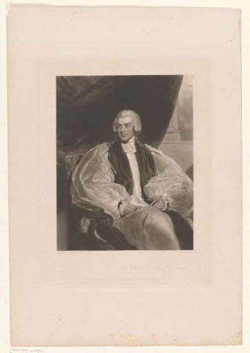 Portrait of William Howley, Archbishop of Canterbury