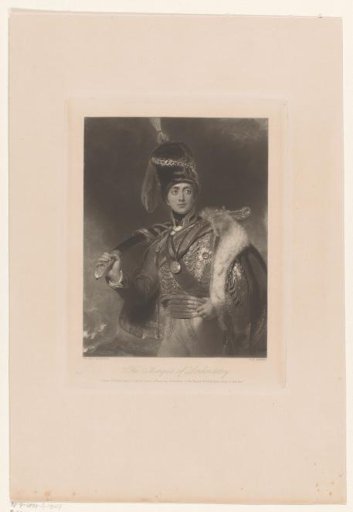 Portrait of Charles William Vane Dressed as Charles William Stewart