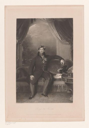 Portrait of George IV, King of England