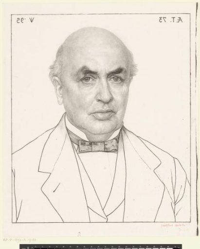 Portrait of Isaäc Dignus Fransen van de Putte