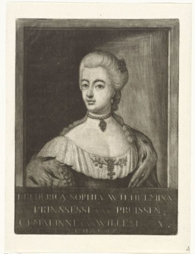 Portrait of Wilhelmina of Prussia