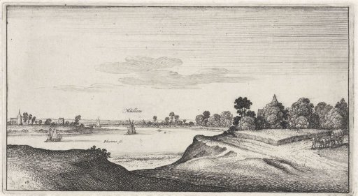 Landscape with a view of Mülheim