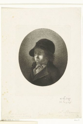 Portrait of Dirk Langendijk as a child