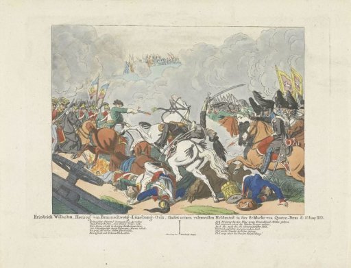 Death of Frederick William of Brunswick, 1815