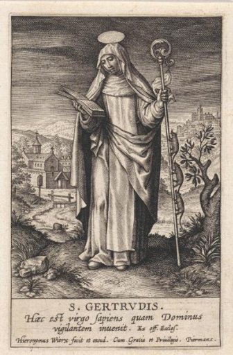 Landscape with Saint Gertrude of Nivelles