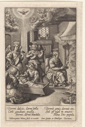 Mary Asleep in Her Cradle