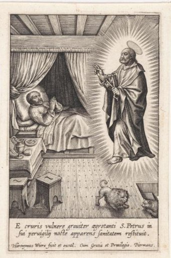 Ignatius of Loyola has a vision of Peter