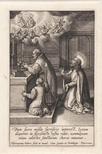 Ignatius of Loyola has a vision of the Trinity