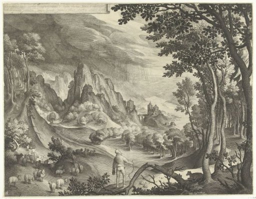 Moses is Addressed by God on Mount Horeb