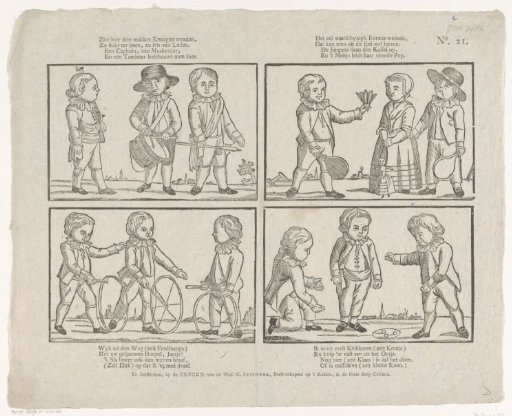 Behold here three lively boys walking, / So quick on their feet, so fresh in their limbs (...)
