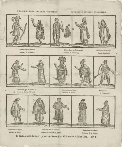 Various Strange Peoples / Différents Peuples Étrangers