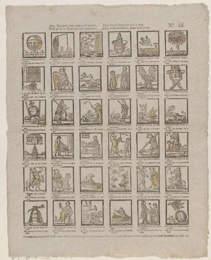 See, Children! What We Wish to Teach You, / If You Wish to Behave Well in the World, / As This Print Tells You Itself, / Do Nothing Wrong, But Everything Right