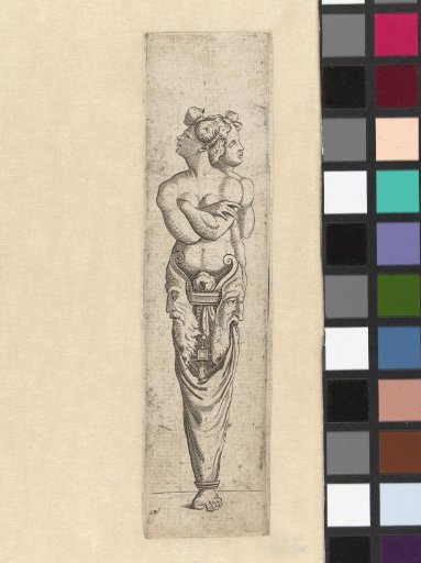 Sculpture. Double caryatid