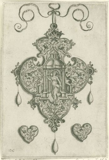 Front of pendant with Fides