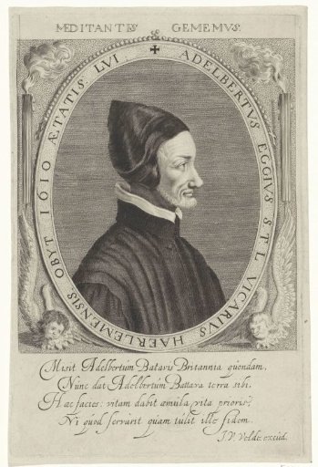 Portret van Adelbertus Eggius