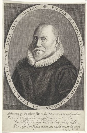 Portret van Pieter Christiansz. Bor