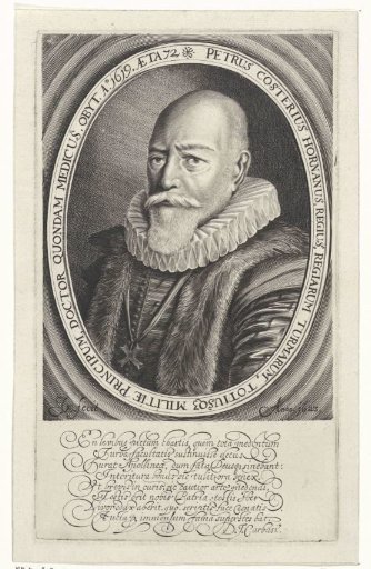Portret van Petrus Costerius