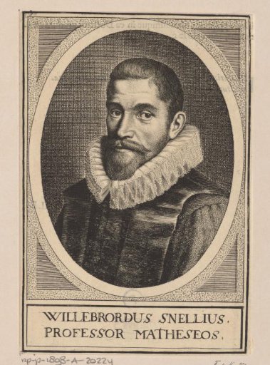 Portrait of Willebrordus Snellius