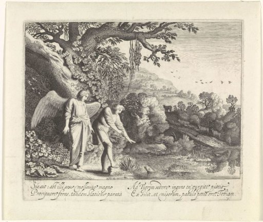 Tobias with the Fish in the River Tigris