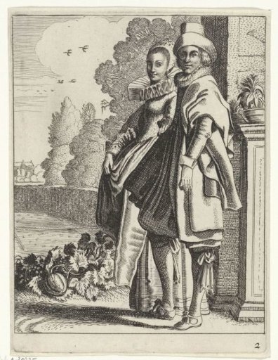 Elegantly Dressed Couple B