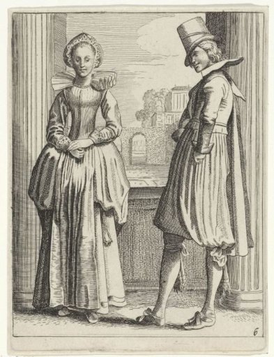 Elegantly Dressed Couple F