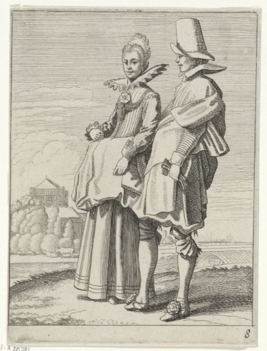 Elegantly Dressed Couple H