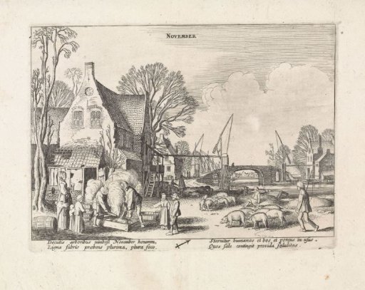 Landscape with Swineherds: November