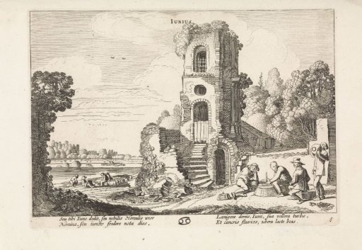 Landscape with a Ruined Tower: June