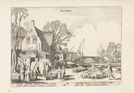 Landscape with Swineherds: November