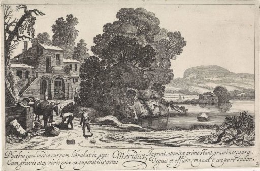 Italianate Landscape: Noon