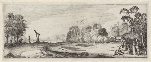 Landscape with bird catchers