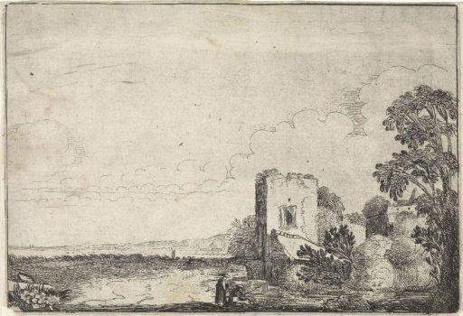 Tower in a landscape