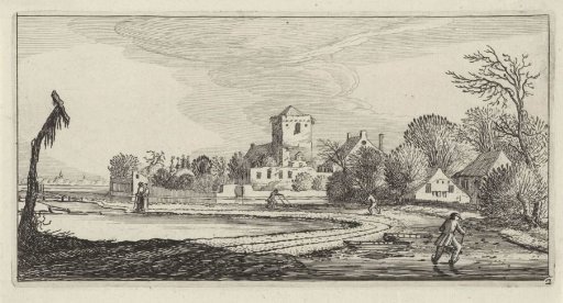 Winter Landscape with Skaters