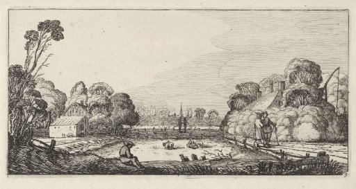 Landscape with Farmhouses