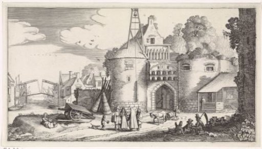 Figures at a City Gate
