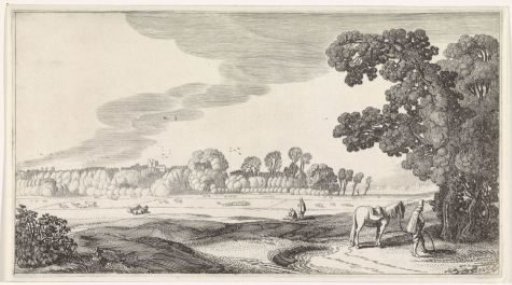 Pastoral Landscape with a Man Urinating